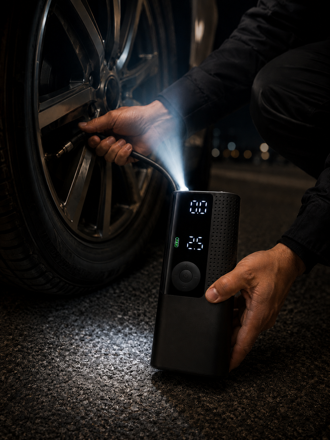 Inflato™ Portable Air Pump & Smart Tire Inflator
