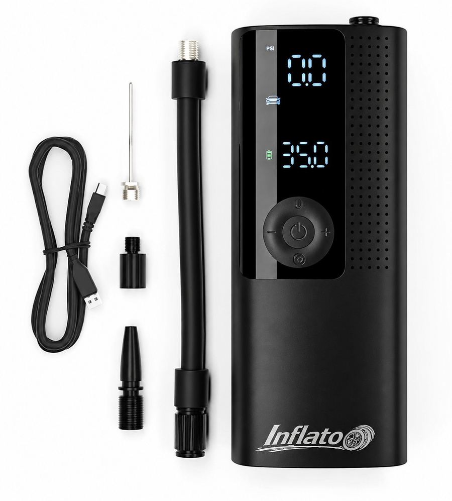 Inflato™ Portable Air Pump & Smart Tire Inflator